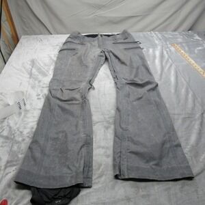 Burton Snow Pants‎ Women Large Gray Waterproof Distressed Ski Wind Winter 33x32